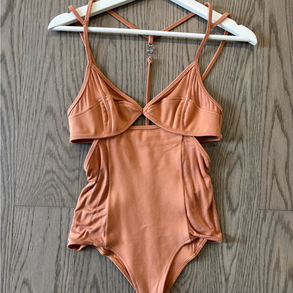 Remain Birger Christensen Peach bodysuit | us4